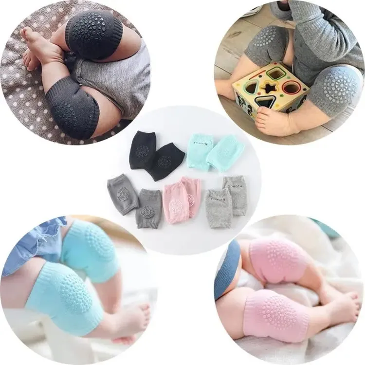 3 Pairs Anti-slip baby knee pads, unisex knee pads for babies, toddlers, Baby Knee Protector 3 Pairs