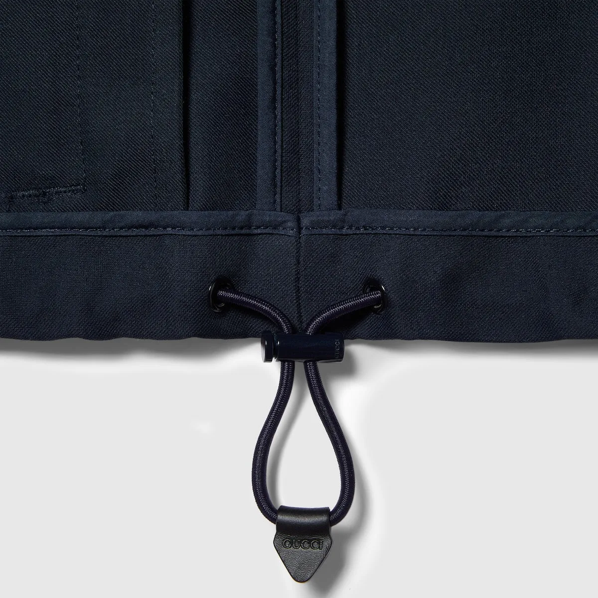 Acetate Gabardine bomber jacket