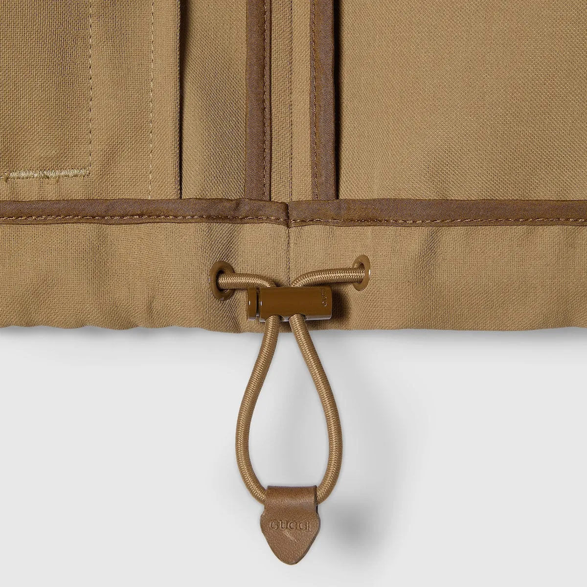 Acetate Gabardine bomber jacket