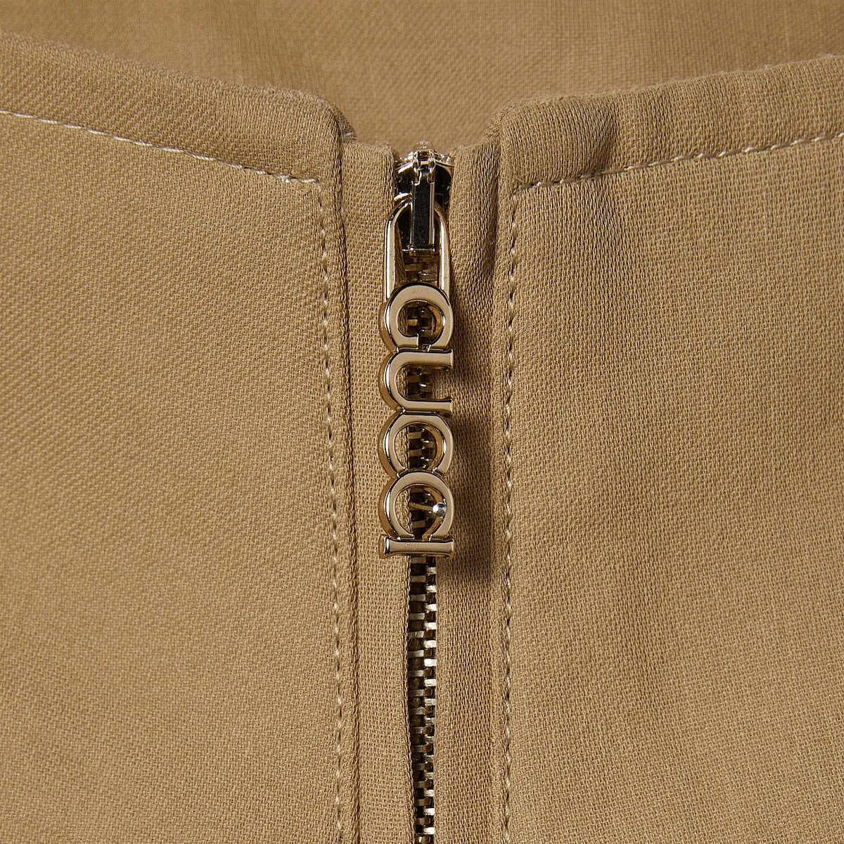 Acetate Gabardine bomber jacket