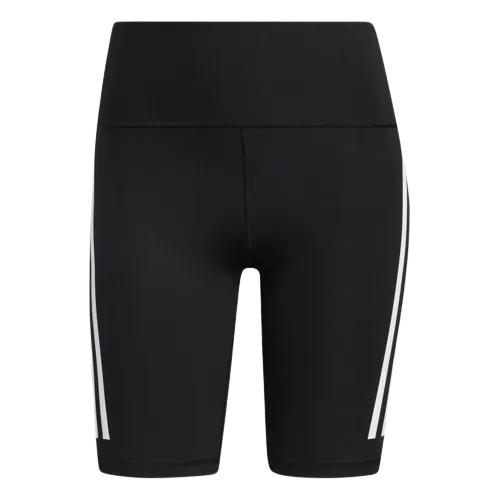 Adidas Optime Trainicons 3-Stripes Bike Short Leggins - Womens - Black