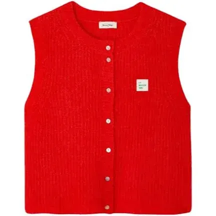 American Vintage Vest East Red