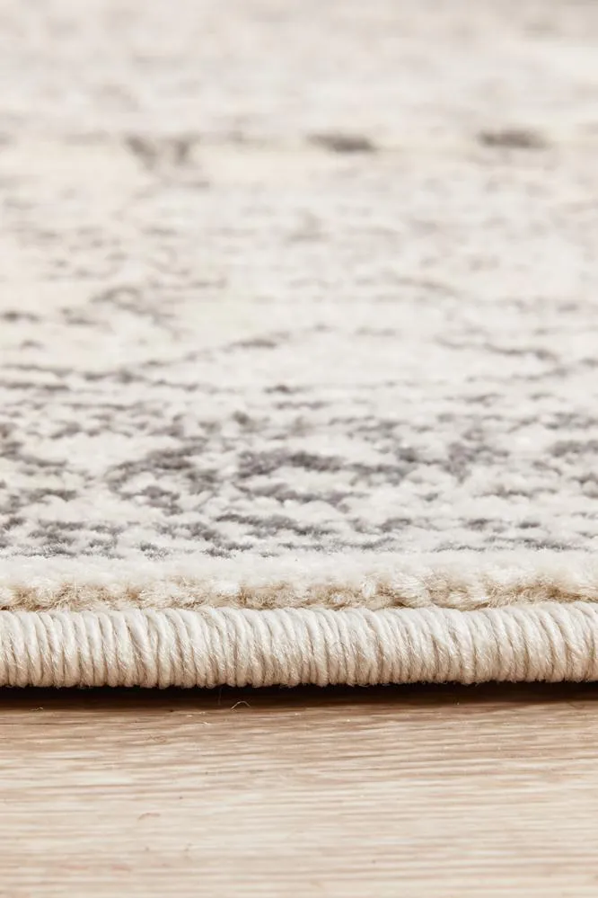 Apadana  Jasper  Silver Round Rug