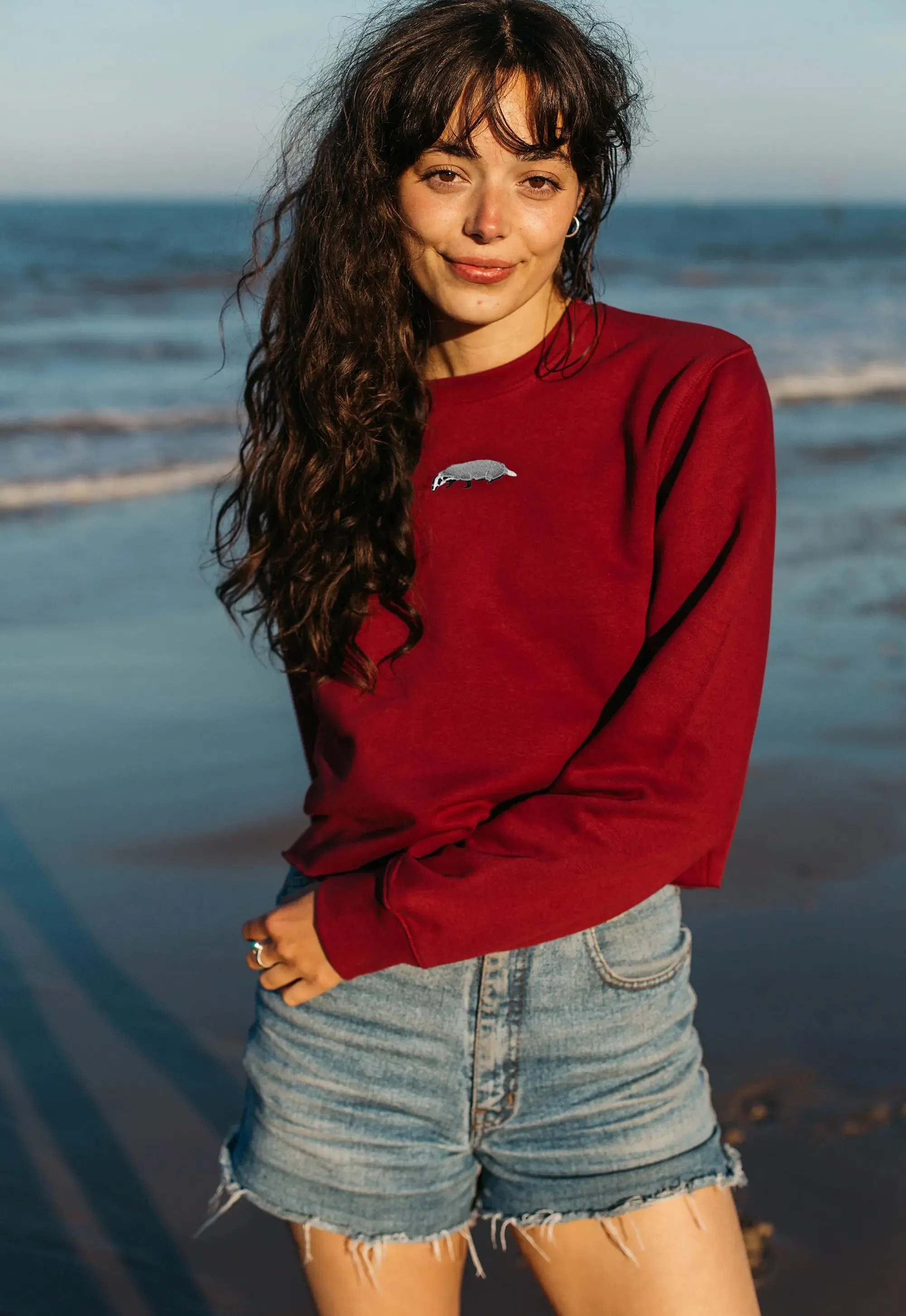 badger unisex cropped sweatshirt