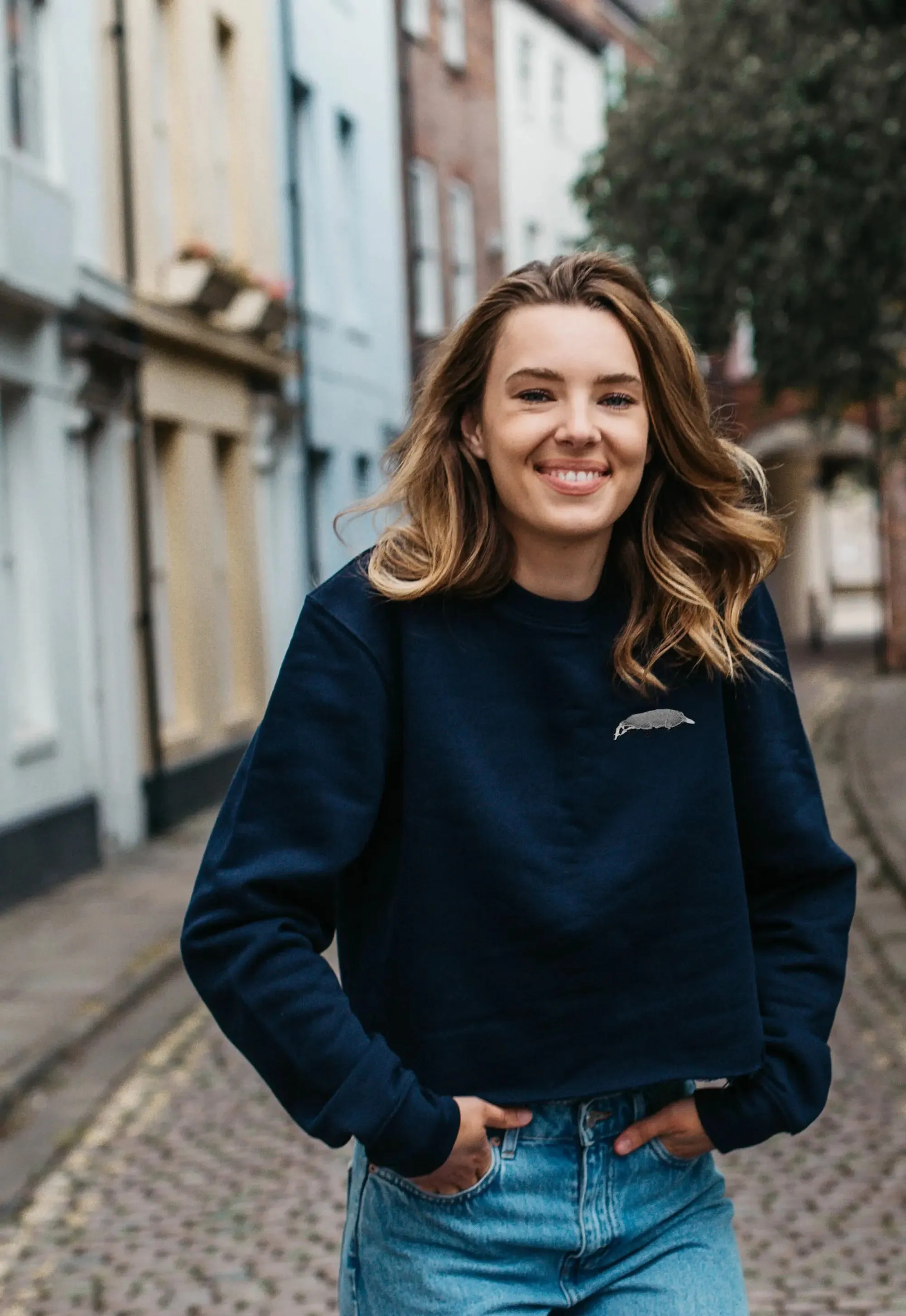 badger unisex cropped sweatshirt