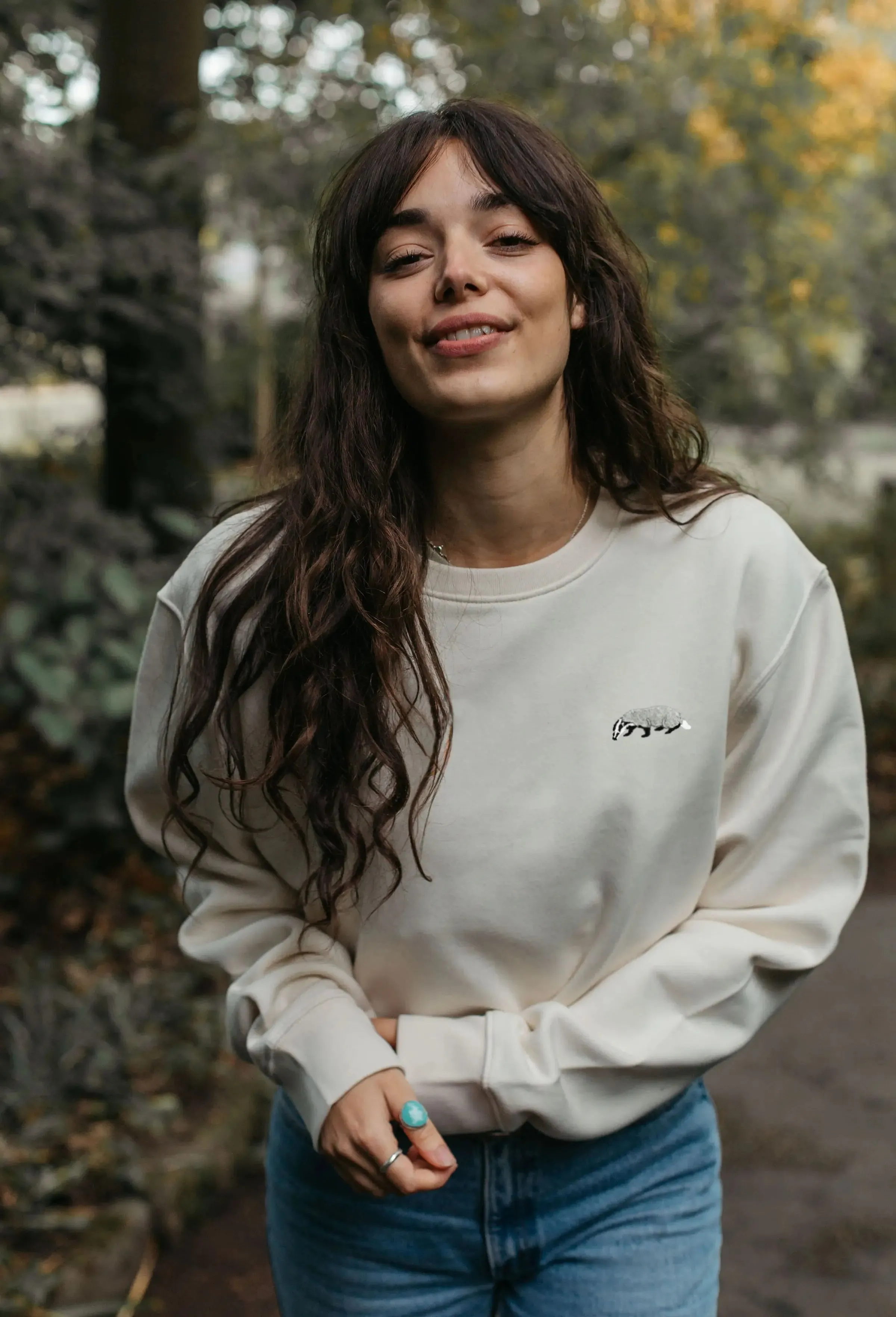 badger unisex cropped sweatshirt