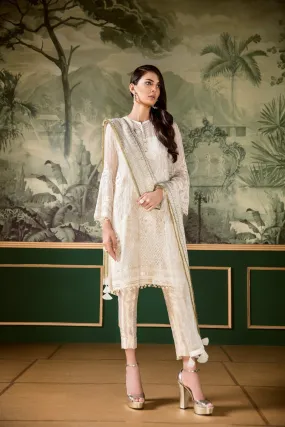 Baroque Classic Whites Luxury Chiffon Collection 2018 – Regency White