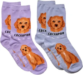 Blue Cockapoo Socks