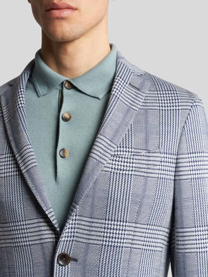 Check Blazer | Navy