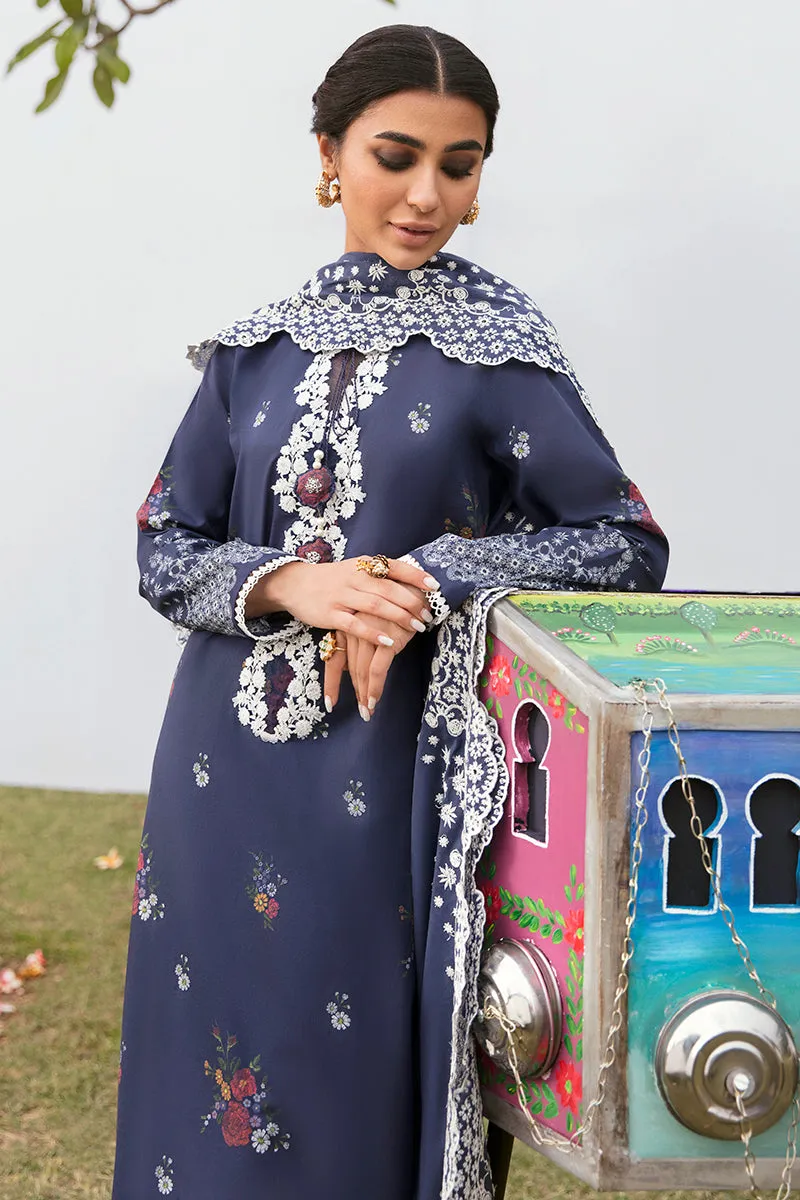 Cross Stitch Festive Eid Lawn Collection Vol-2 – JAYLIN NIGHT-3PC PRINTED LAWN SUIT