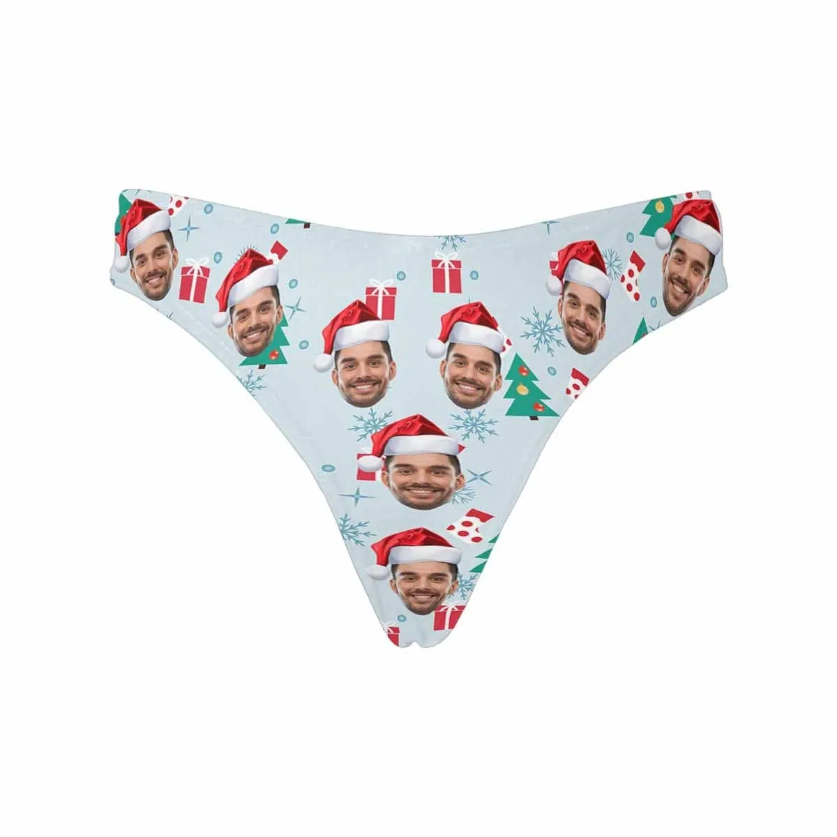 Custom Face Underwear for Womens Personalized Tree Gift Women's Classic Thongs Gift For Her