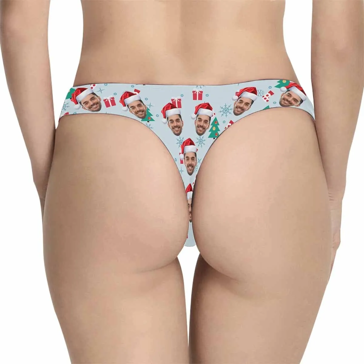 Custom Face Underwear for Womens Personalized Tree Gift Women's Classic Thongs Gift For Her