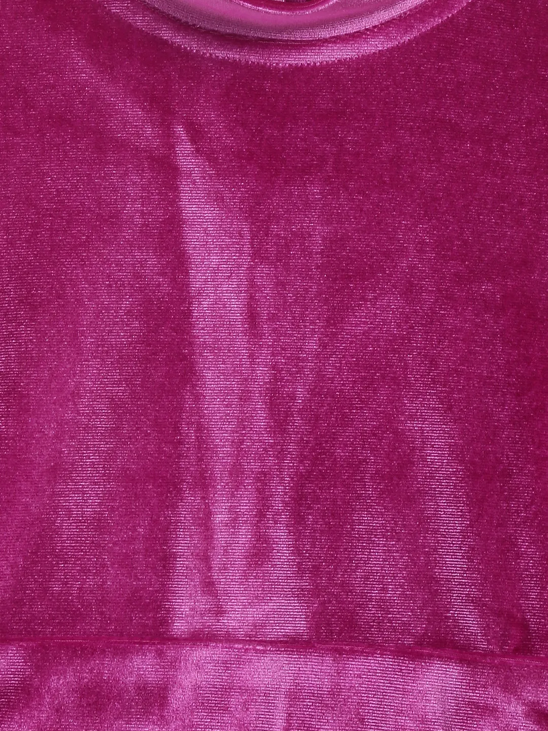 Girls Pink Solid Dress