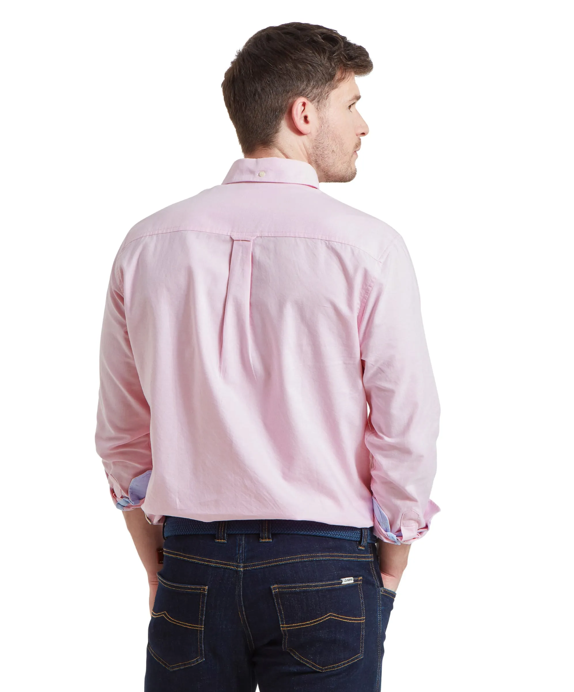 Holt Soft Oxford Tailored Shirt - Light Pink