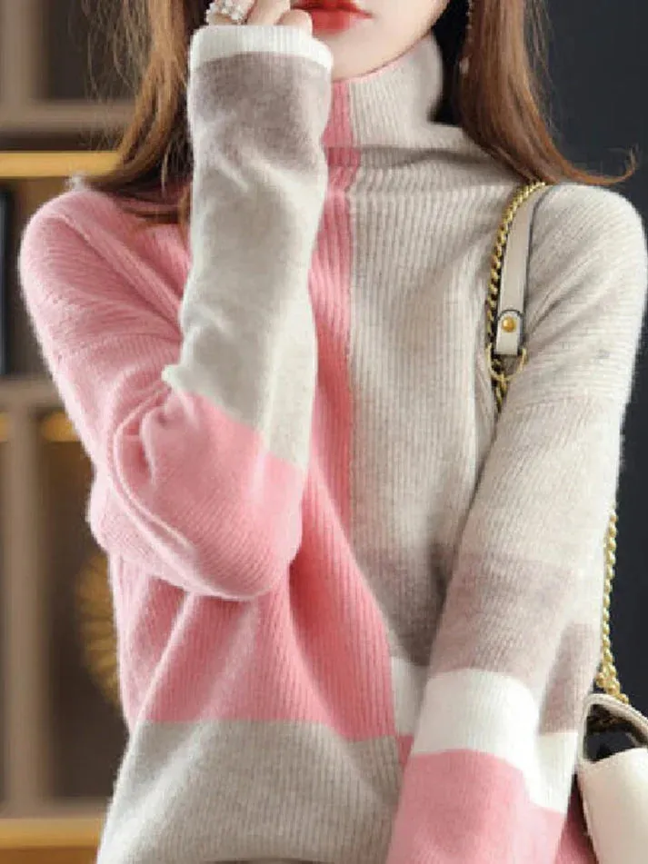 Ivyshape | Classic Women's Turtleneck Sweater