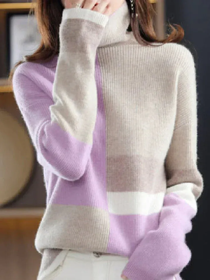 Ivyshape | Classic Women's Turtleneck Sweater