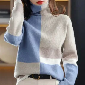 Ivyshape | Classic Women's Turtleneck Sweater
