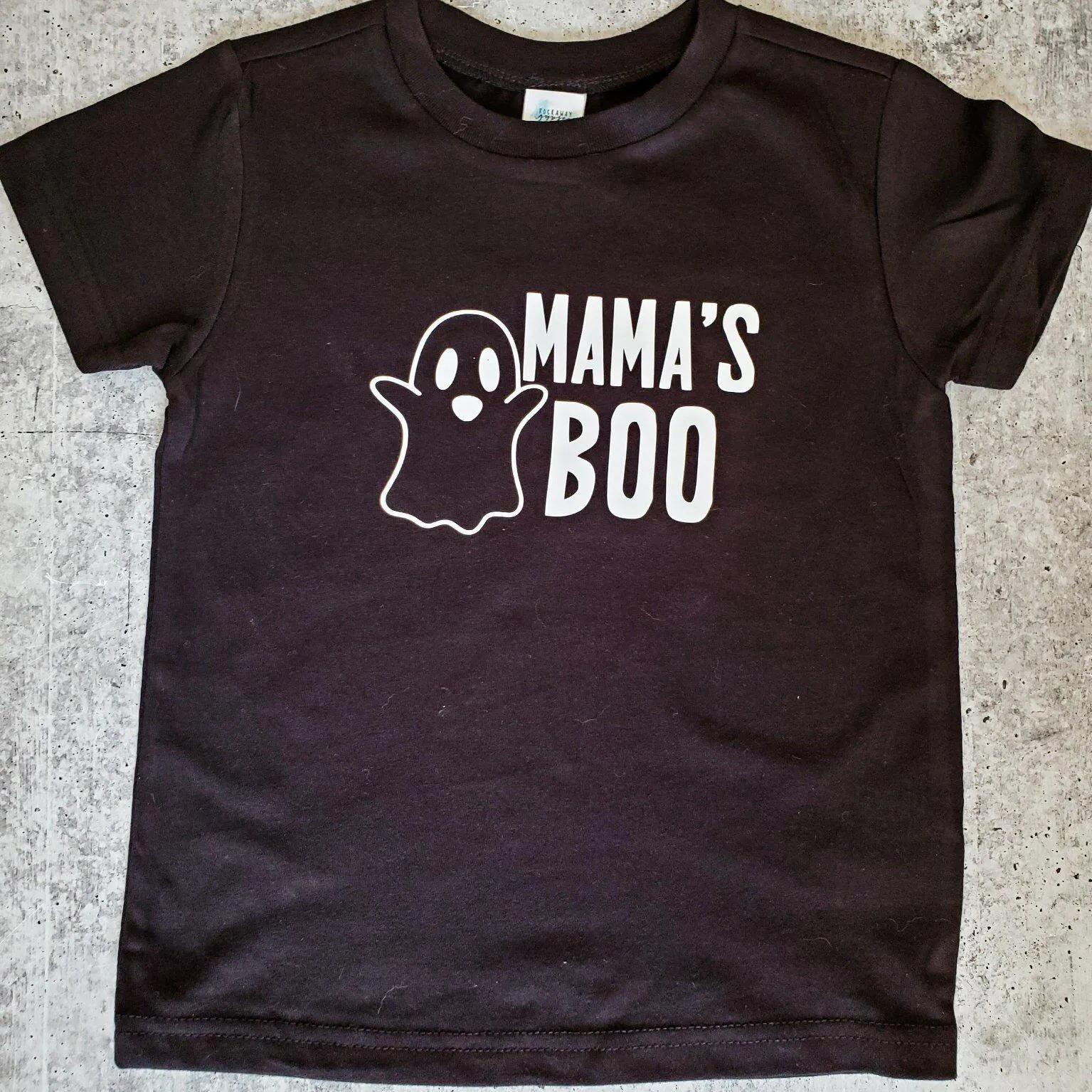Mama's Boo or Daddy's Ghoul Halloween T-Shirt for Kids by Salt and Sparkle