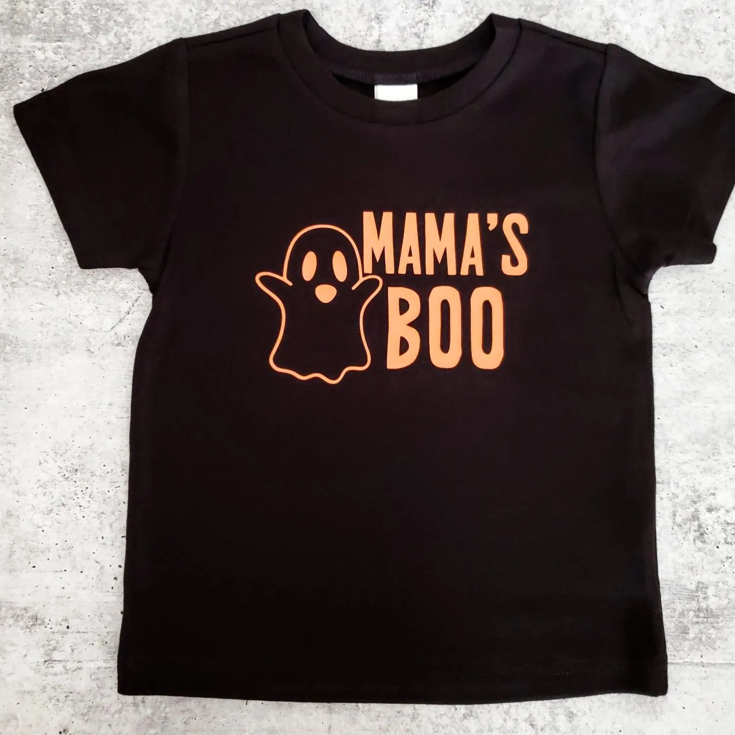 Mama's Boo or Daddy's Ghoul Halloween T-Shirt for Kids by Salt and Sparkle