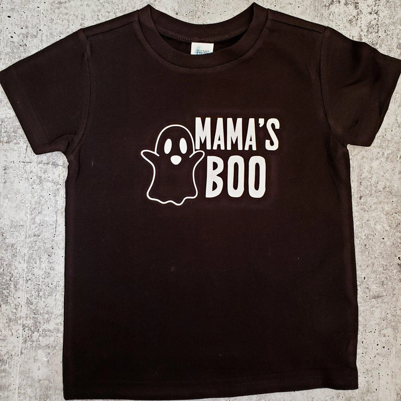 Mama's Boo or Daddy's Ghoul Halloween T-Shirt for Kids by Salt and Sparkle