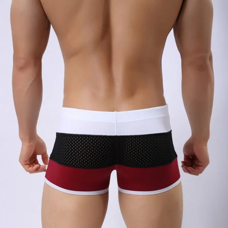 Mesh High Waist Colorful Boxer