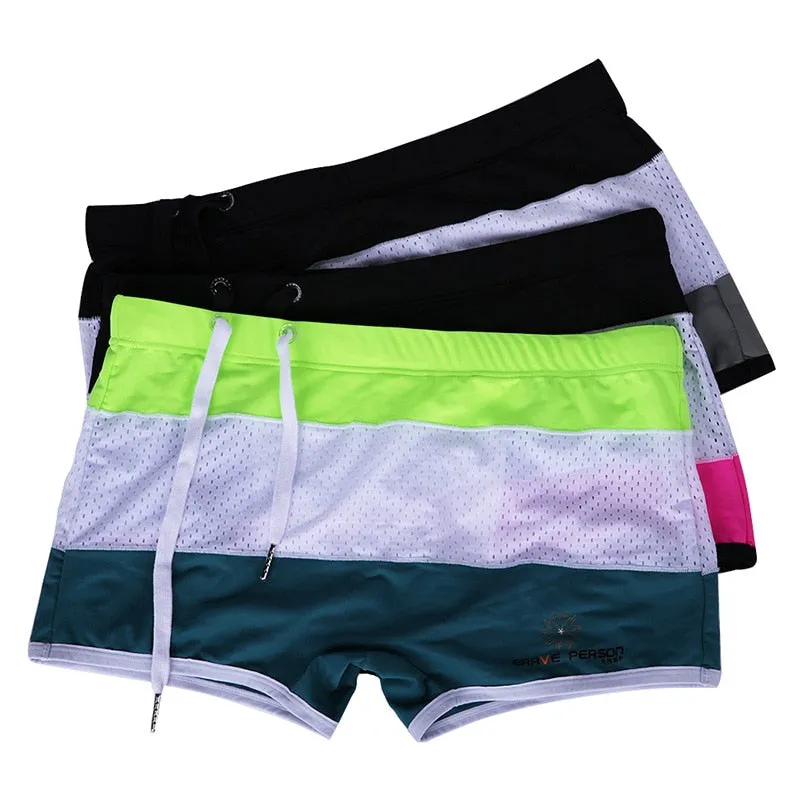 Mesh High Waist Colorful Boxer