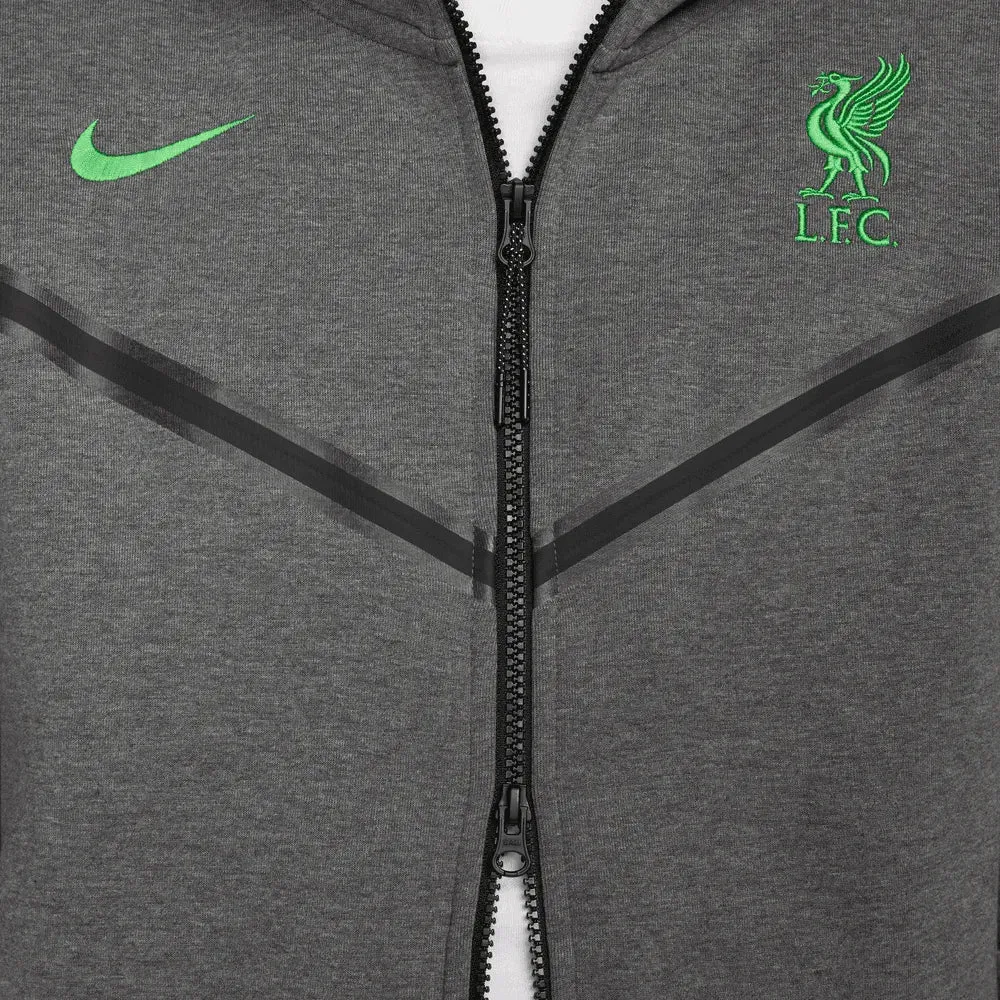 Nike 2023-24 Liverpool Men's Tech Fleece Windrunner Full-Zip Hoodie