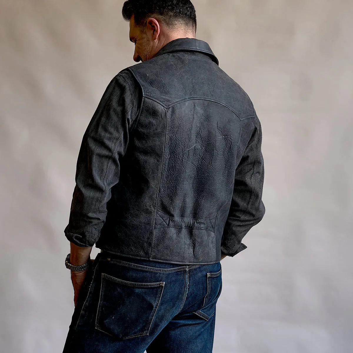 No.39 Indy Bison Ranchers Vest | Charcoal
