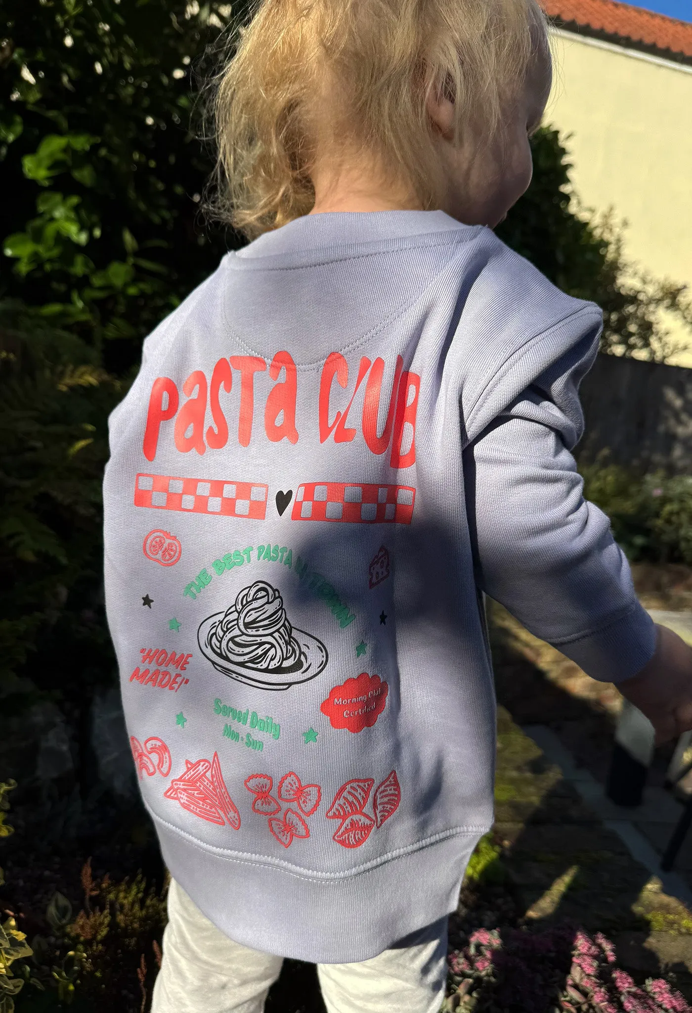 Pasta Club Organic Cotton Childrens Sweatshirt