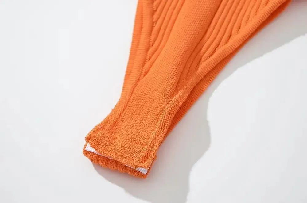 Pre Order:  Ribbed Stretchable Knit Bodysuit