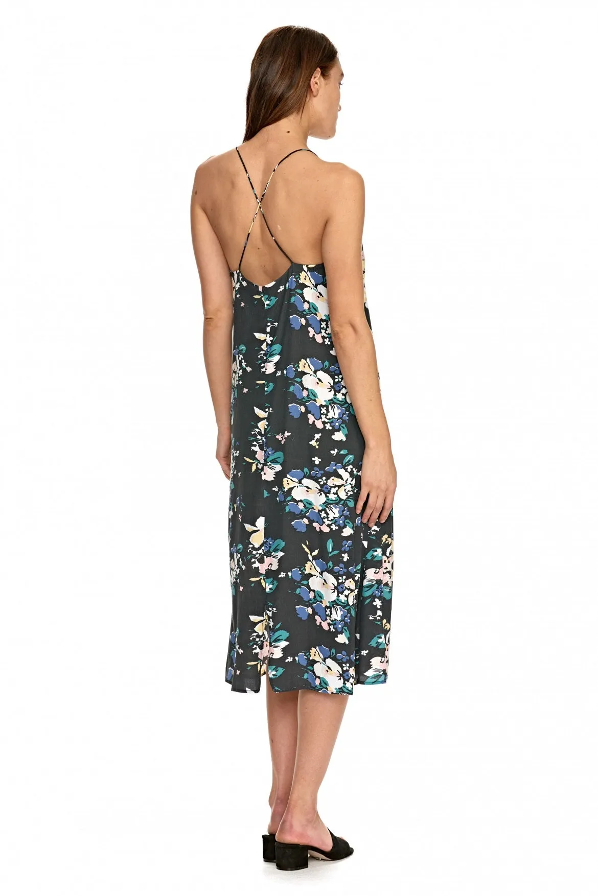 Rollas WOMENS EDEN SLIP DRESS BLACK