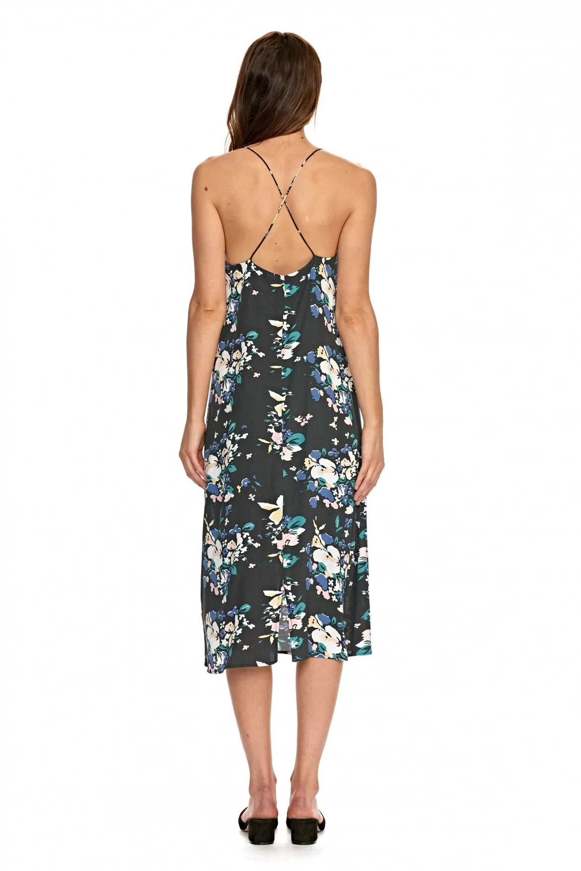 Rollas WOMENS EDEN SLIP DRESS BLACK