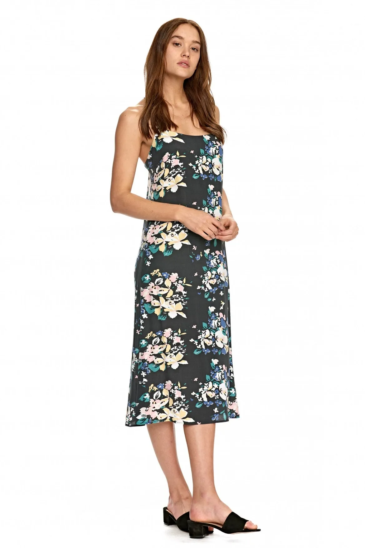 Rollas WOMENS EDEN SLIP DRESS BLACK