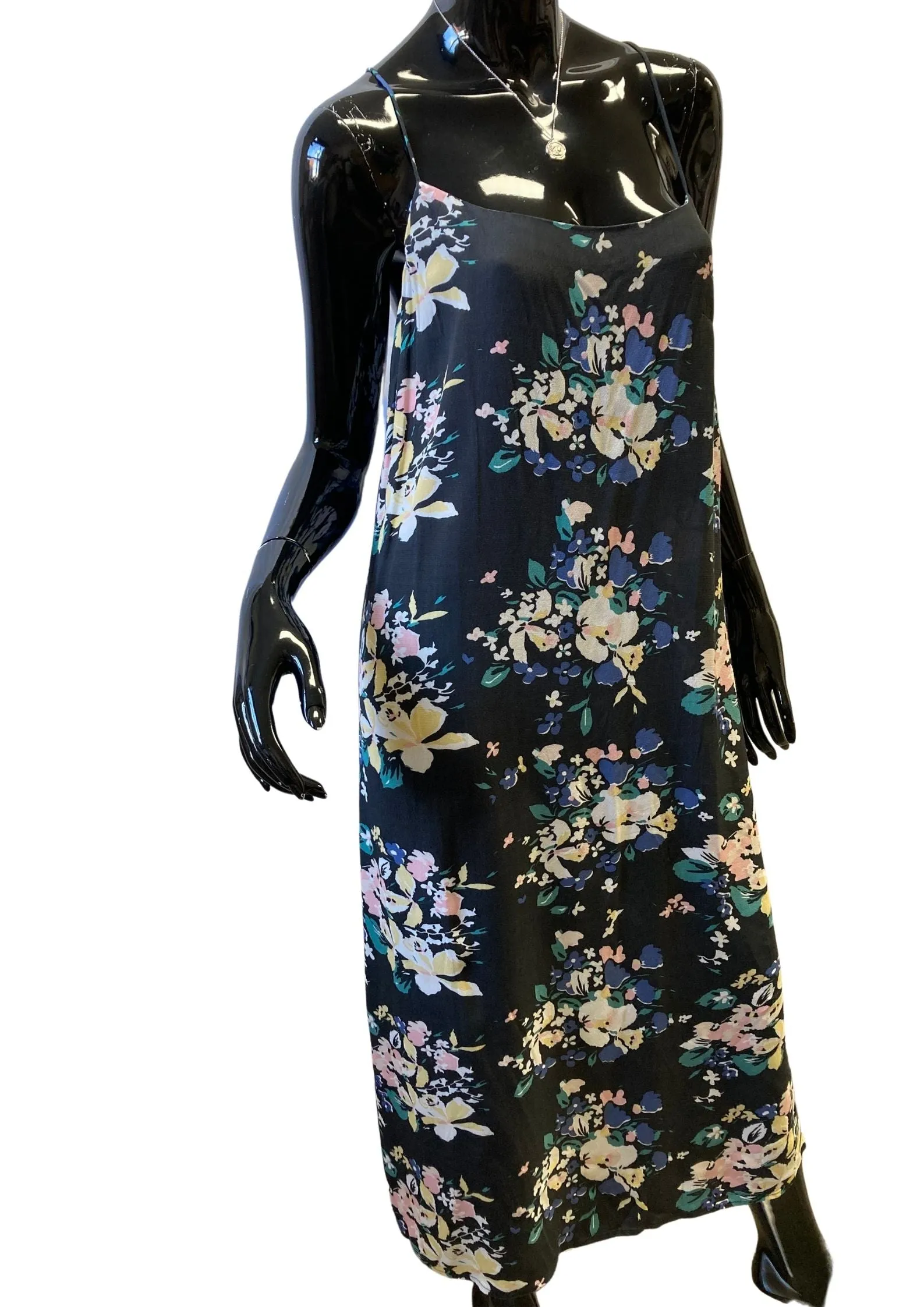 Rollas WOMENS EDEN SLIP DRESS BLACK