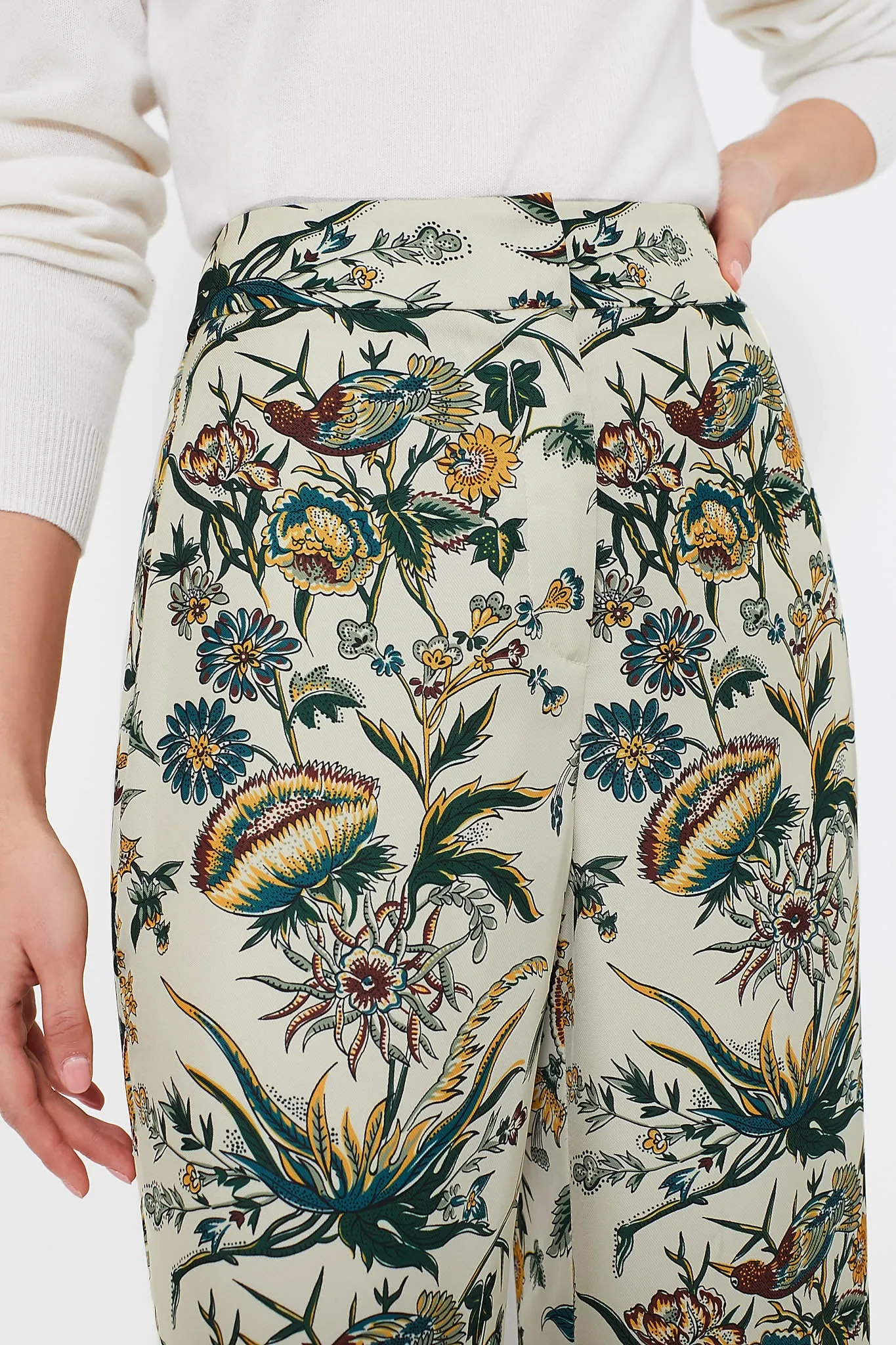 Sharp Floral Erin Pants