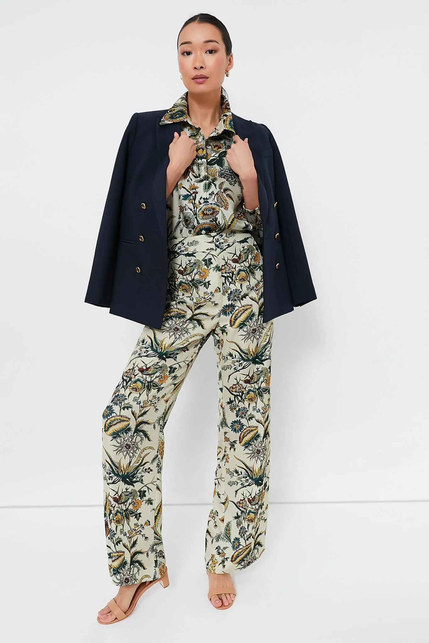 Sharp Floral Erin Pants