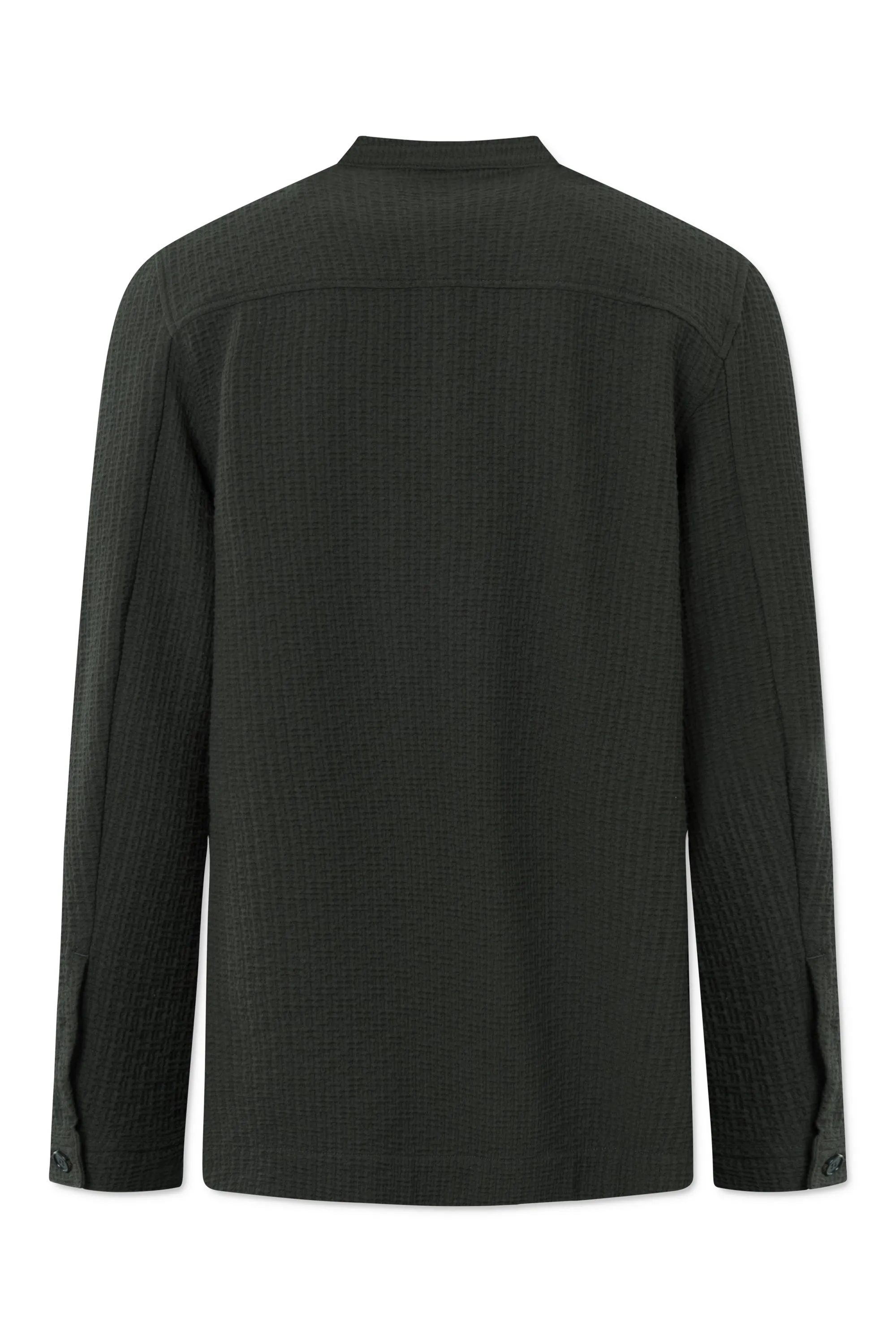 SIGMUND DARK JACQUARD - DARK GREEN