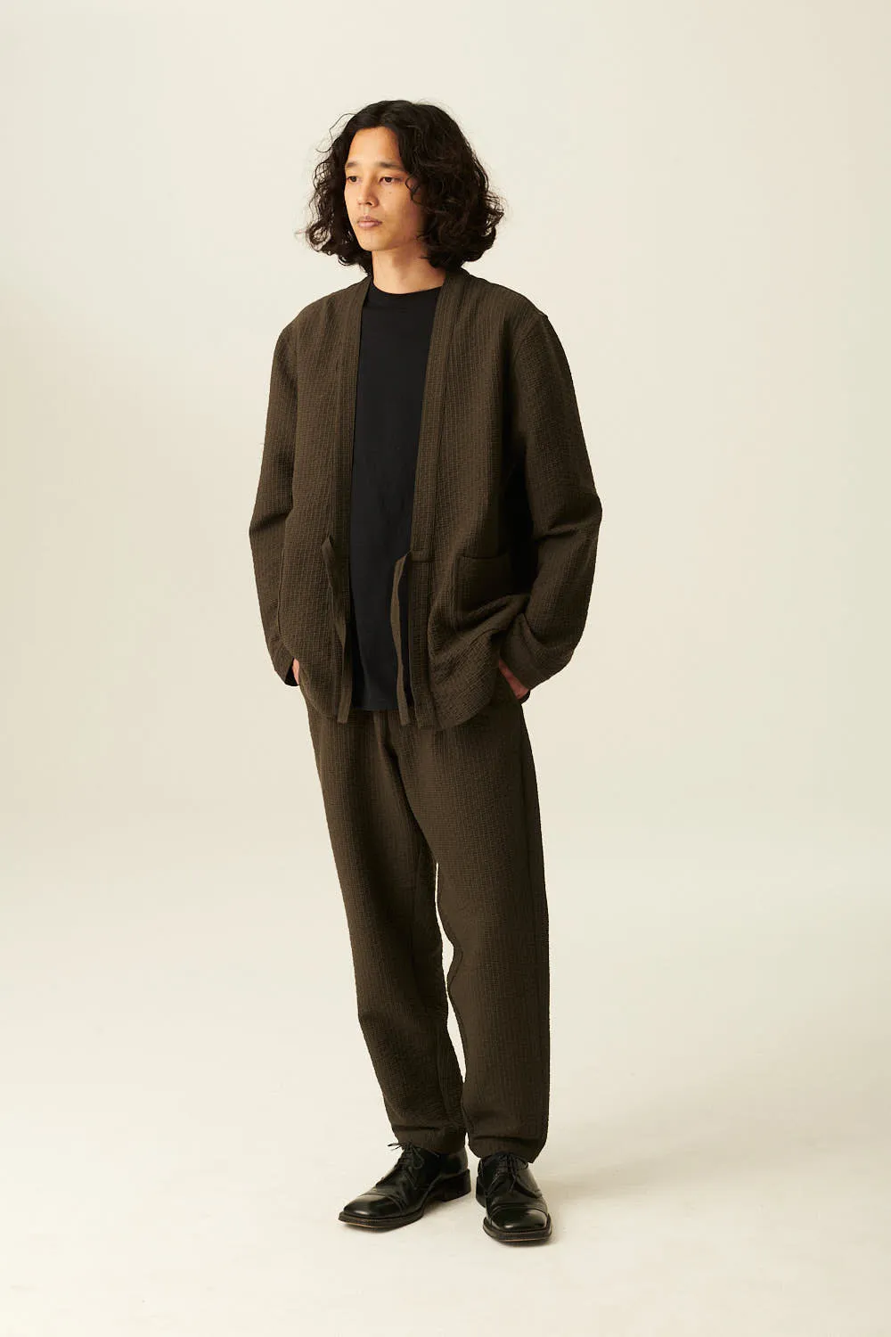 SIGMUND DARK JACQUARD - DARK GREEN