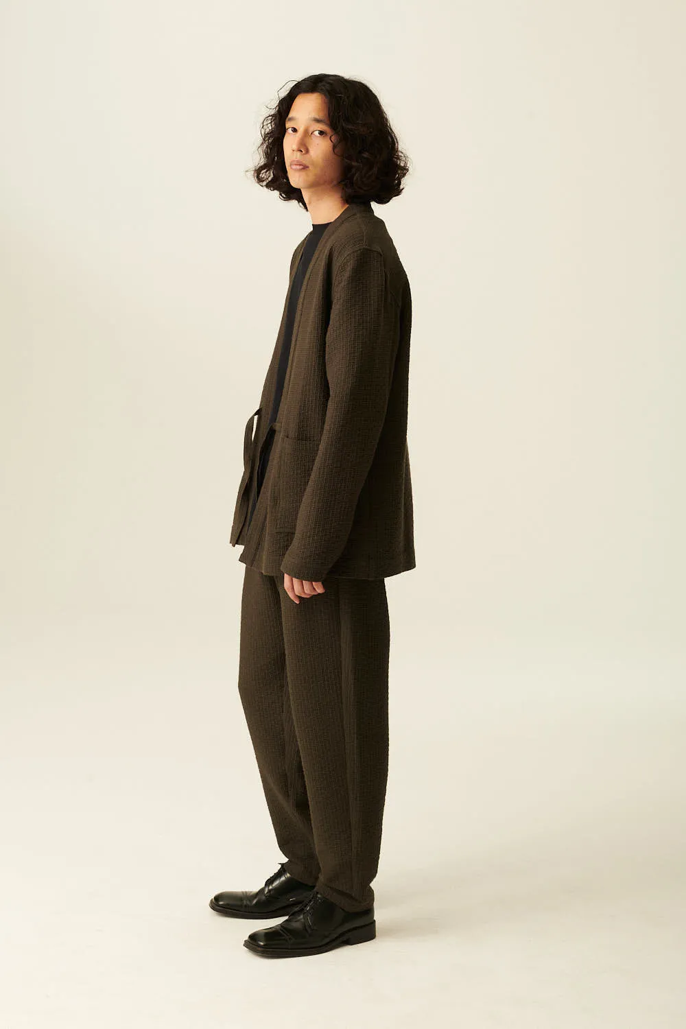SIGMUND DARK JACQUARD - DARK GREEN