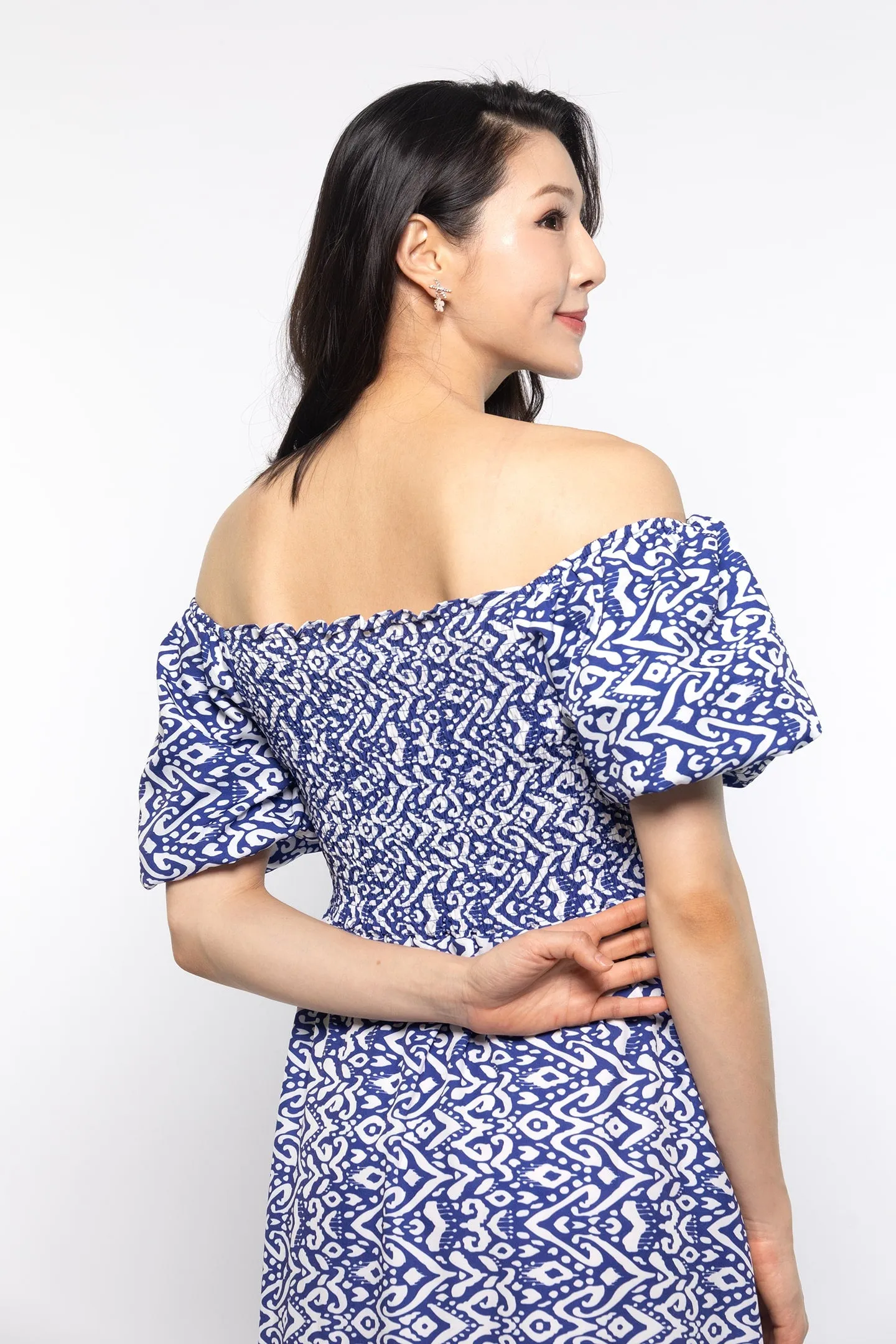 Sora Dress in Blue Paradise