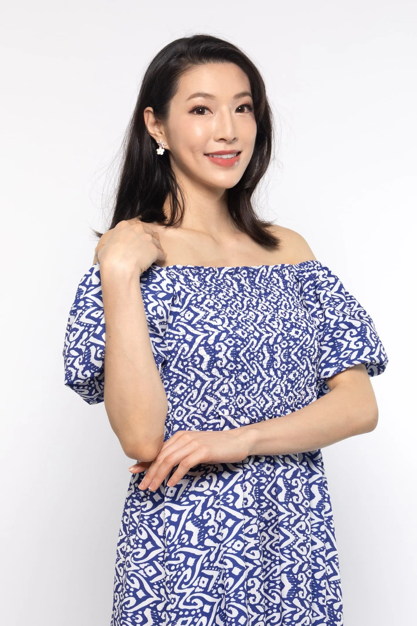 Sora Dress in Blue Paradise