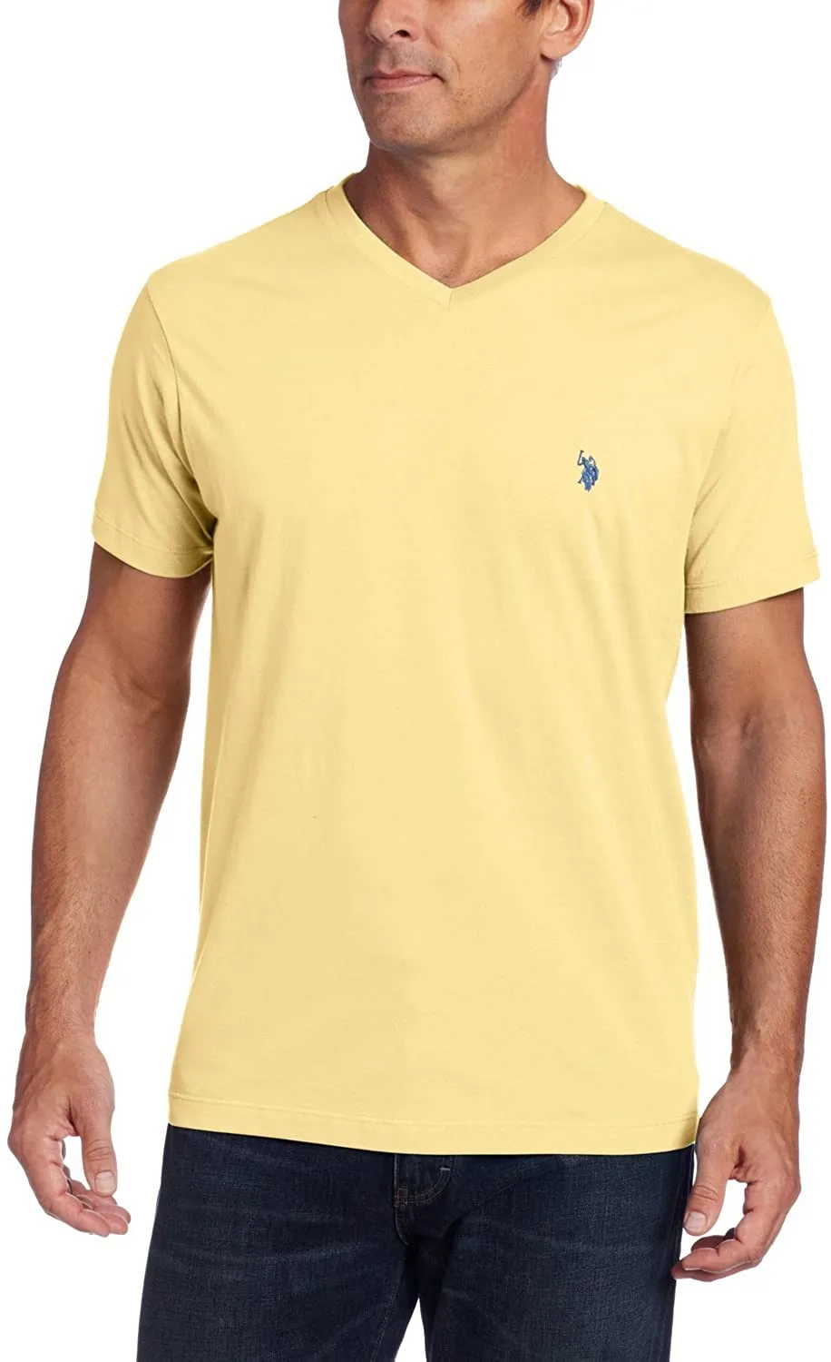 U.S. Polo Assn. Men's V-Neck Short Sleeve T-Shirt